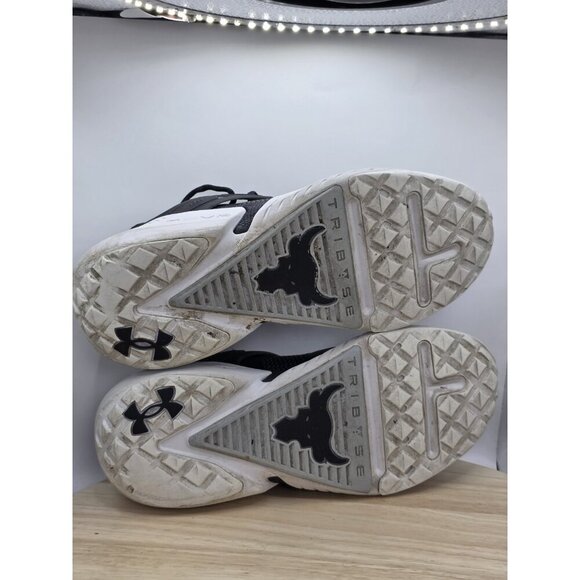 Under Armour Project Rock 5 Black Training 3025435-003 UK 8.5 US 9.5 EUC - Picture 7 of 8